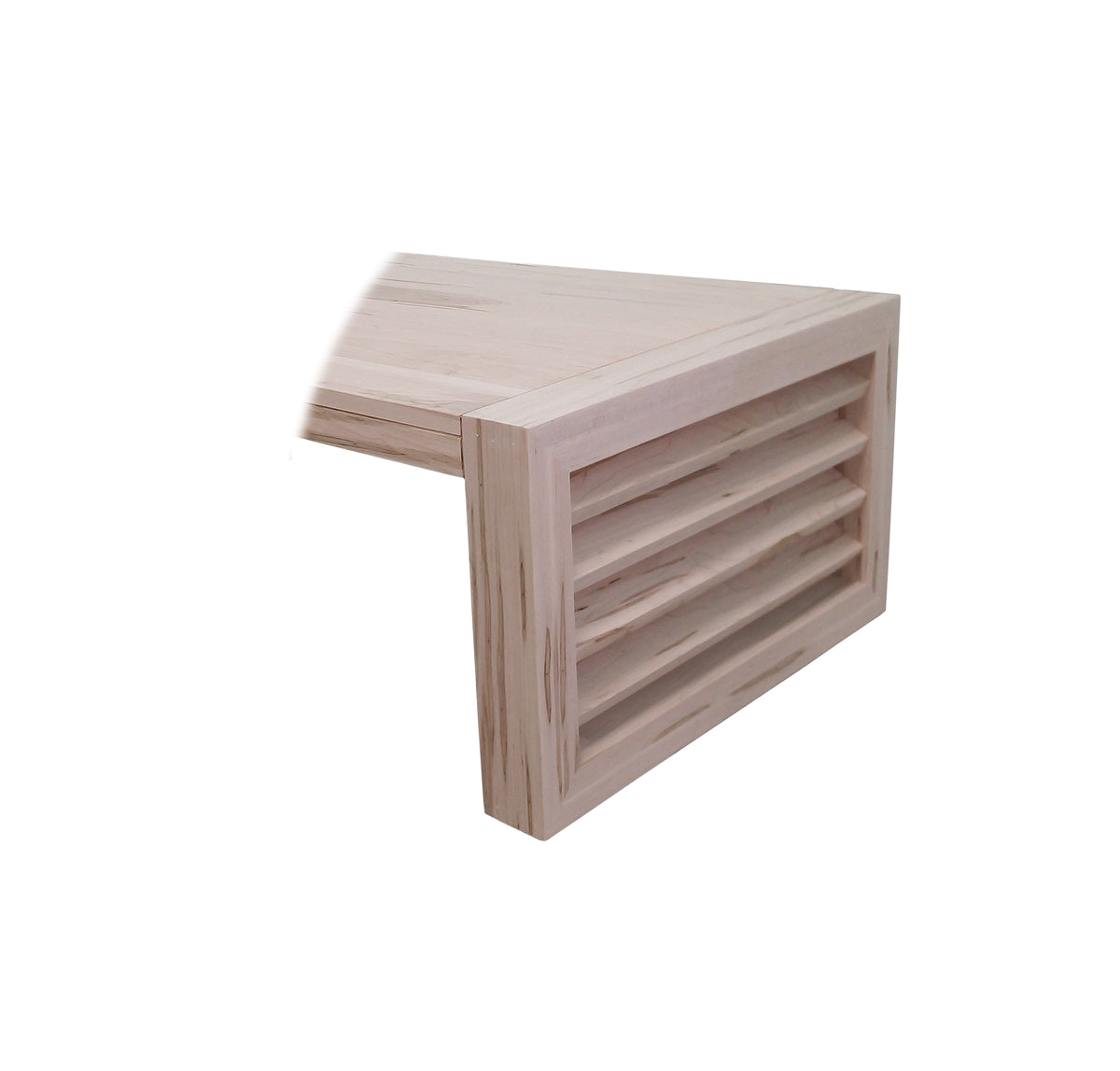 1219 Louvered End Table