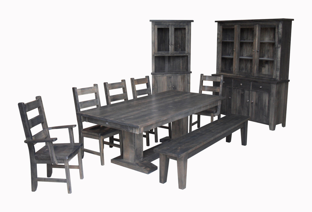 Timberwood Double Pedestal Dining Suite 1100